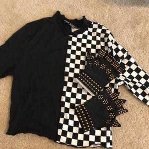 Stylish gloves and shirt are up for grabs